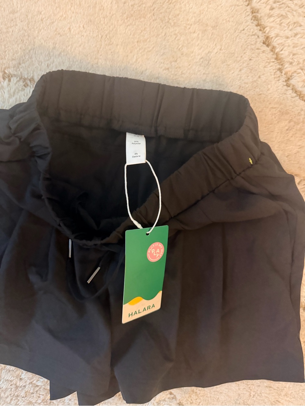 HALARA Black athletic shorts